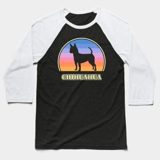 Chihuahua Vintage Sunset Dog Baseball T-Shirt